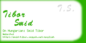 tibor smid business card